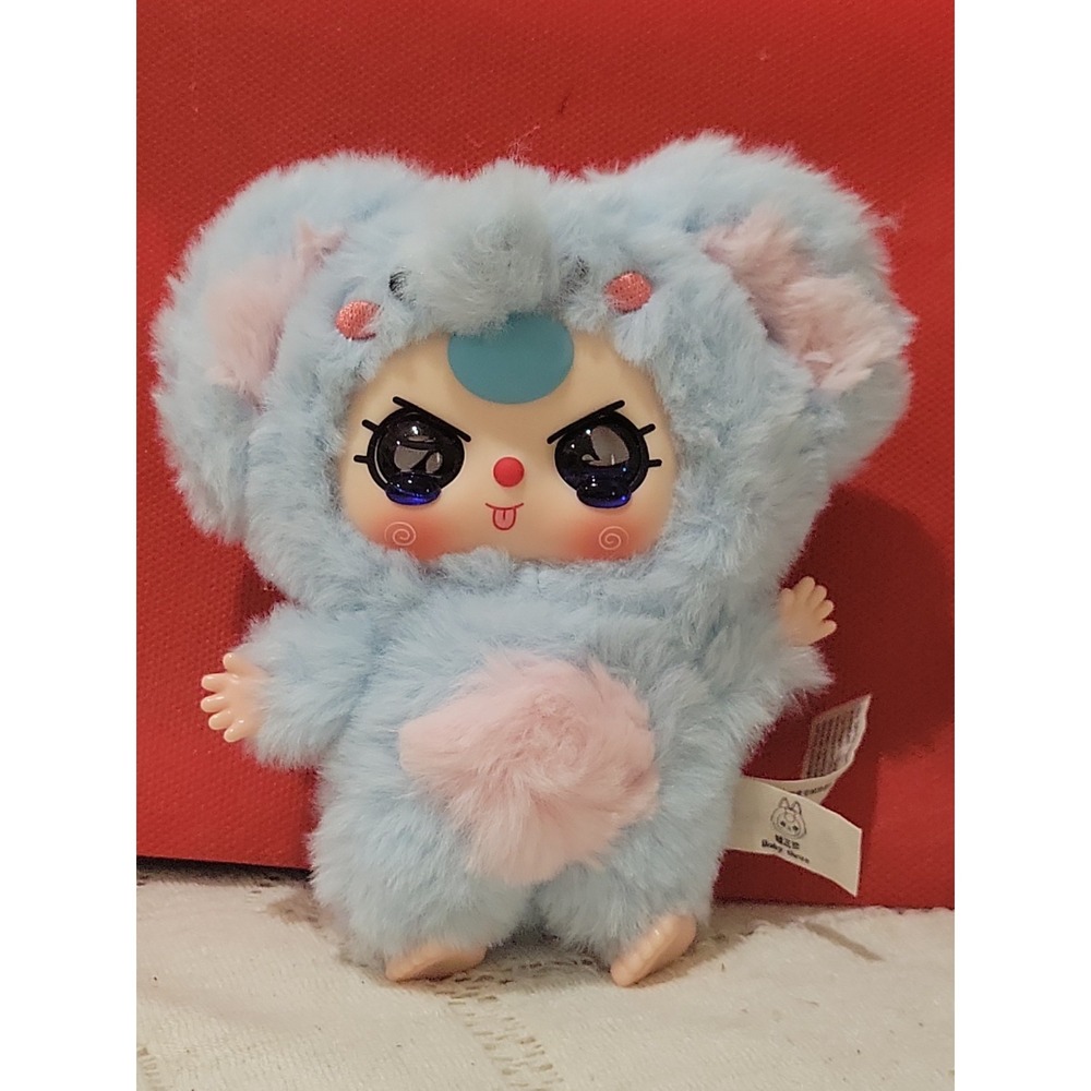 Elephant Blue- Baby Three De-Lovely Series Plush Rare Liquid Crying Eyes